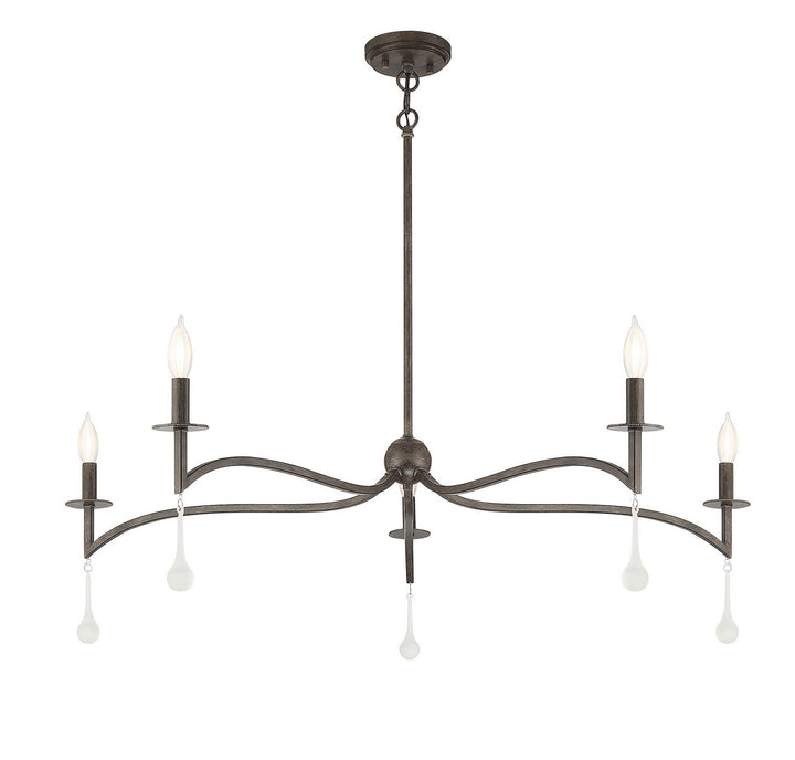 Savoy House Laramie 1-1099-5-183 Chandelier Light - Chelsea Walnut