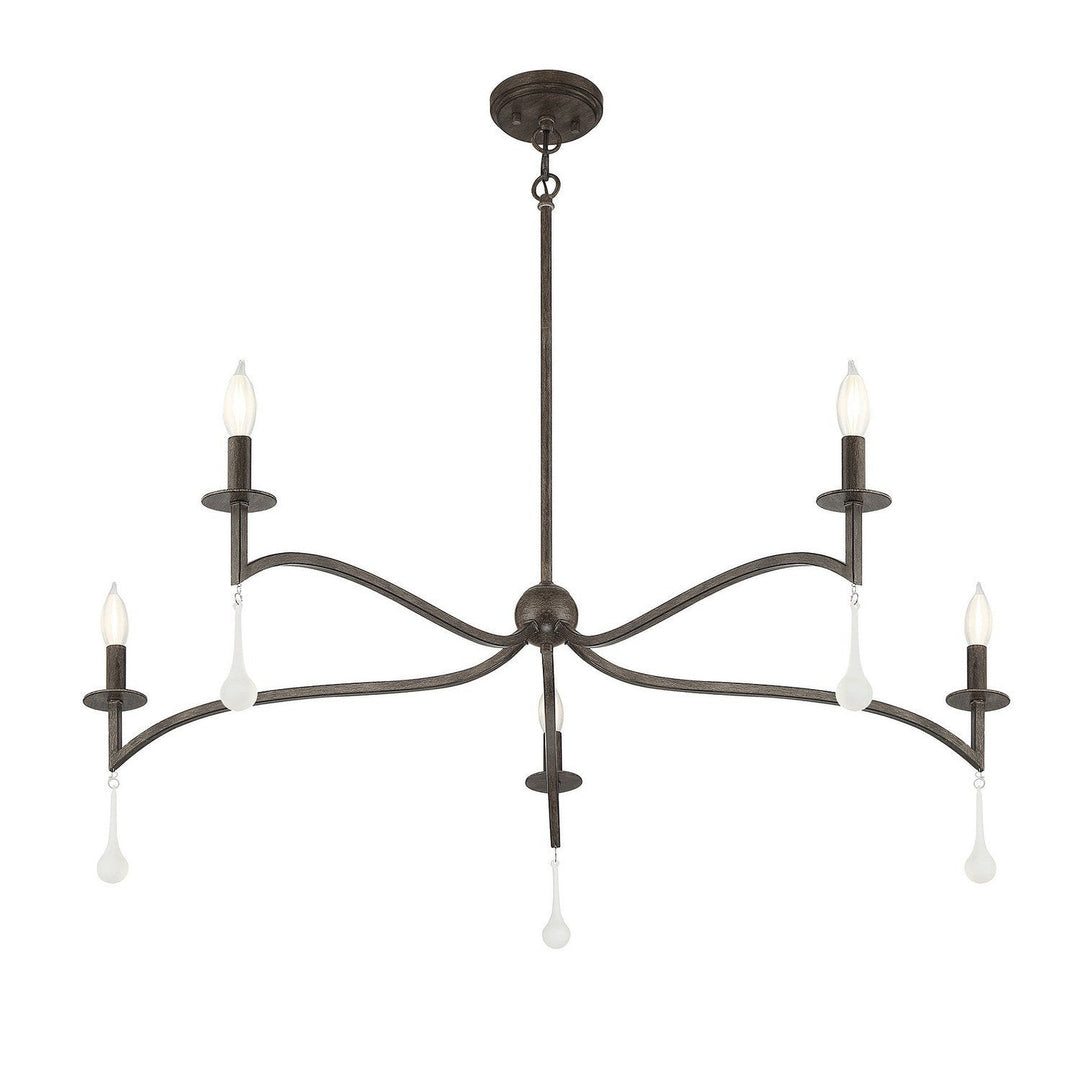 Savoy House Laramie 1-1099-5-183 Chandelier Light - Chelsea Walnut