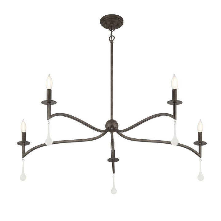 Savoy House Laramie 1-1099-5-183 Chandelier Light - Chelsea Walnut