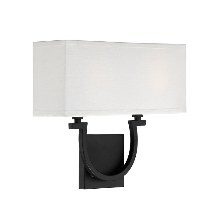 Savoy House Rhodes 9-998-2-89 Wall Sconce Light - Matte Black