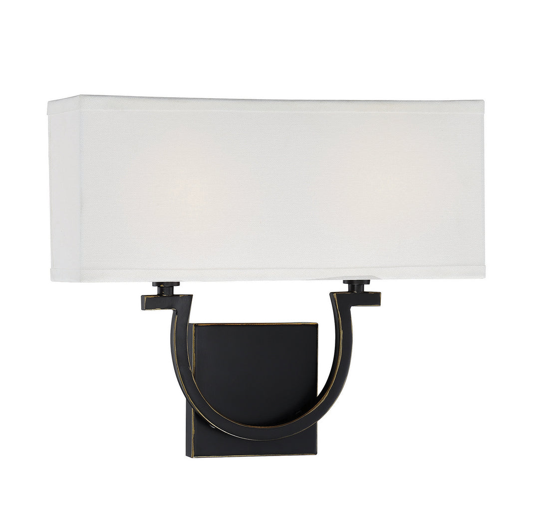 Savoy House Rhodes 9-998-2-44 Wall Sconce Light - Classic Bronze
