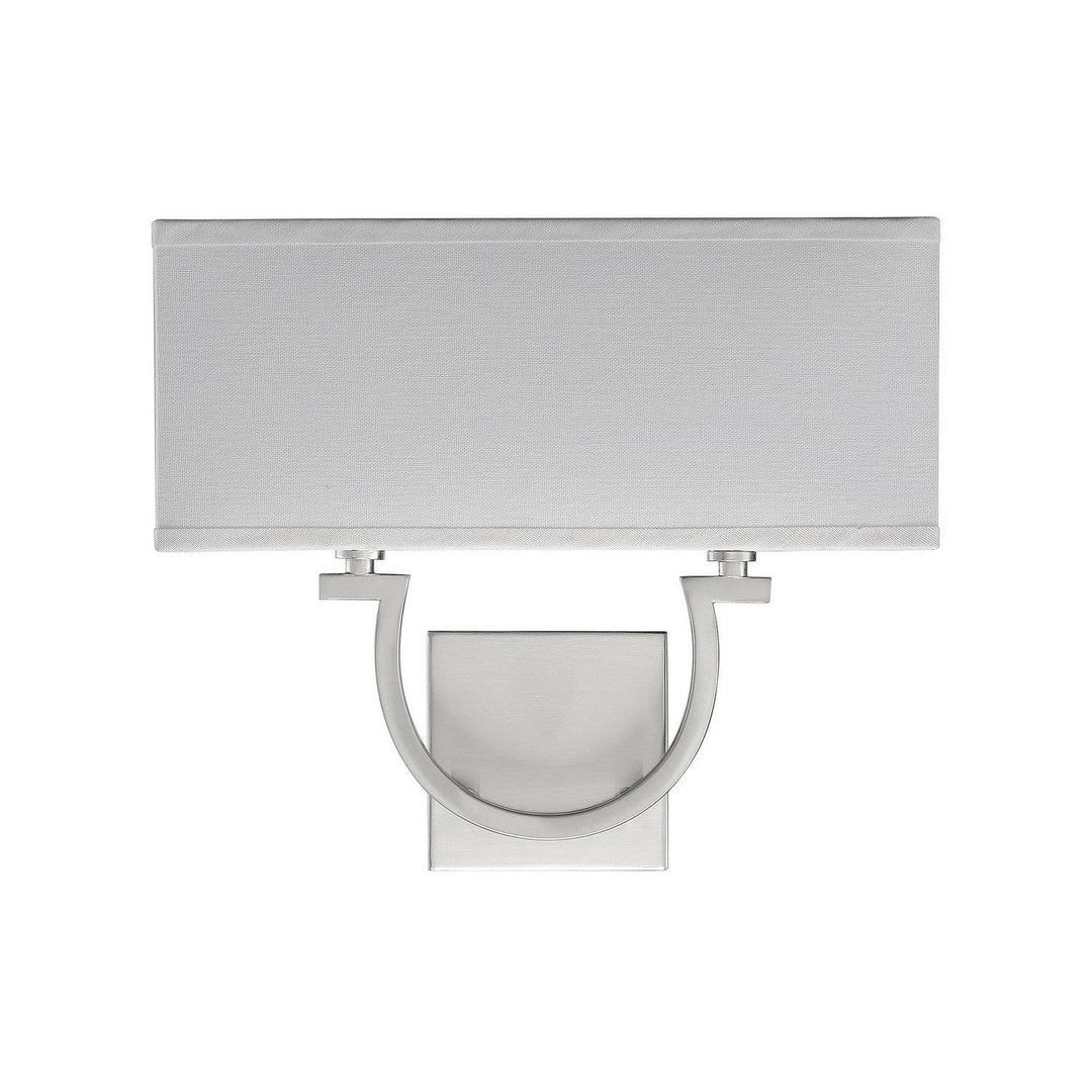 Savoy House Rhodes 9-998-2-SN Wall Sconce Light - Satin Nickel