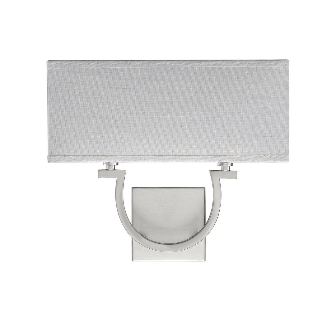Savoy House Rhodes 9-998-2-SN Wall Sconce Light - Satin Nickel
