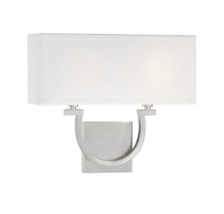 Savoy House Rhodes 9-998-2-SN Wall Sconce Light - Satin Nickel