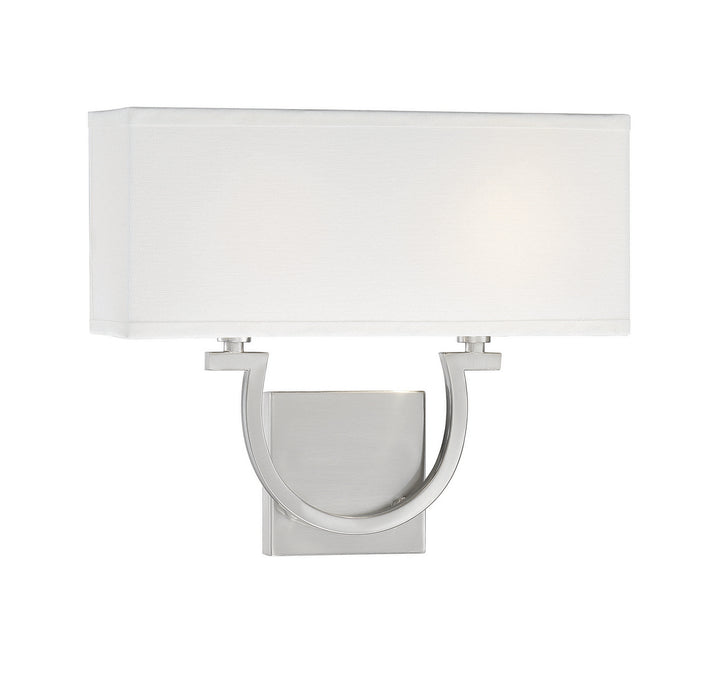 Savoy House Rhodes 9-998-2-SN Wall Sconce Light - Satin Nickel