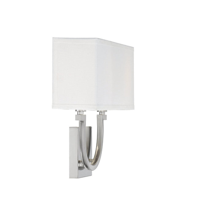 Savoy House Rhodes 9-998-2-SN Wall Sconce Light - Satin Nickel