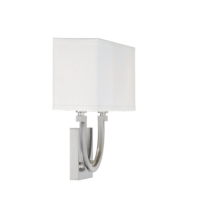 Savoy House Rhodes 9-998-2-SN Wall Sconce Light - Satin Nickel