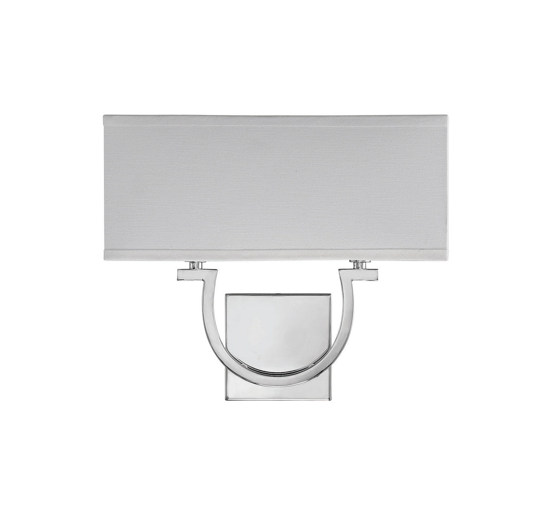 Savoy House Rhodes 9-998-2-109 Wall Sconce Light - Polished Nickel