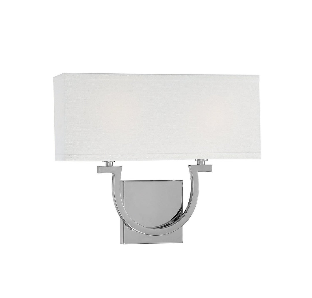 Savoy House Rhodes 9-998-2-109 Wall Sconce Light - Polished Nickel