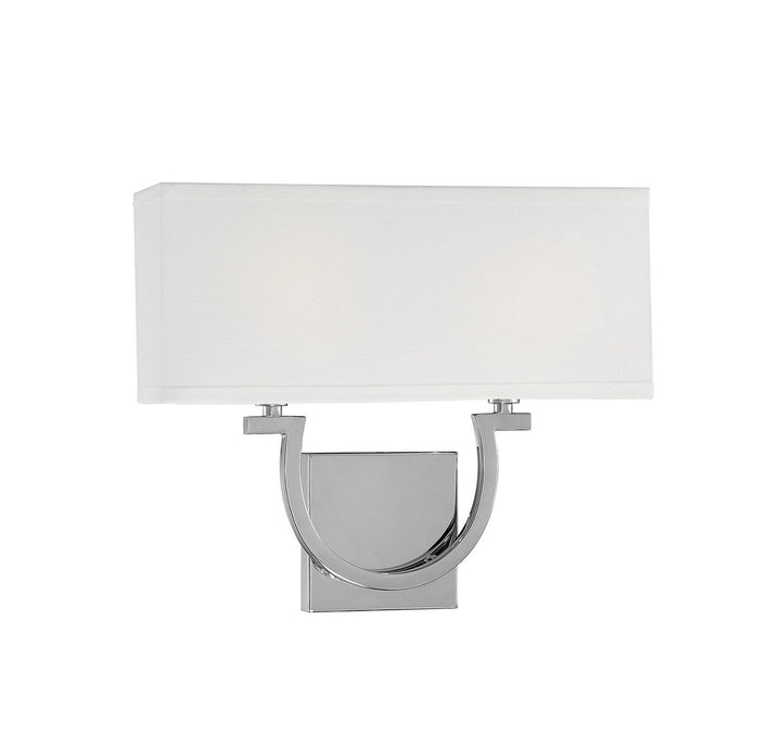 Savoy House Rhodes 9-998-2-109 Wall Sconce Light - Polished Nickel
