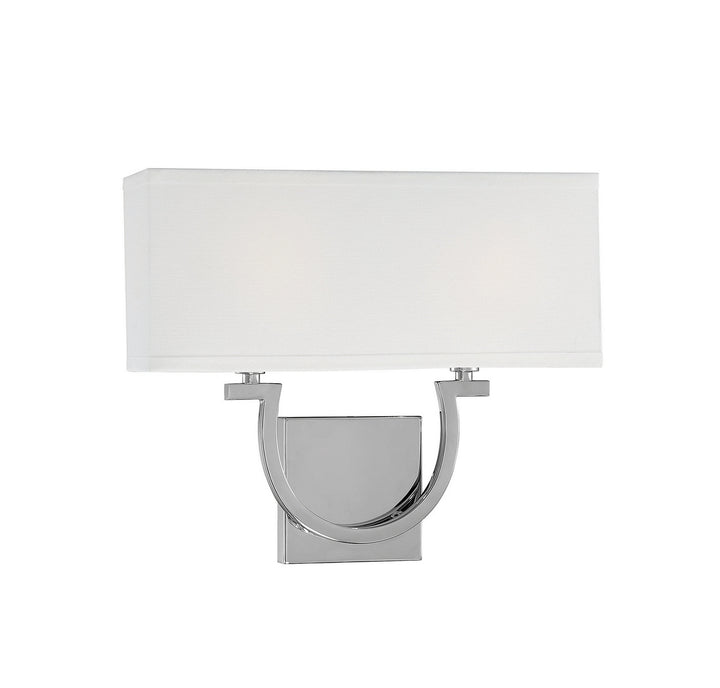 Savoy House Rhodes 9-998-2-109 Wall Sconce Light - Polished Nickel