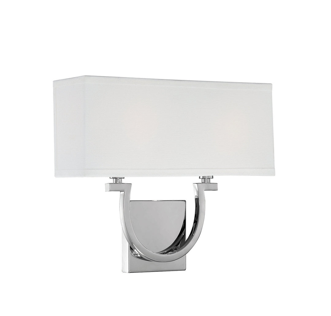 Savoy House Rhodes 9-998-2-109 Wall Sconce Light - Polished Nickel