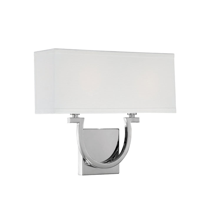 Savoy House Rhodes 9-998-2-109 Wall Sconce Light - Polished Nickel