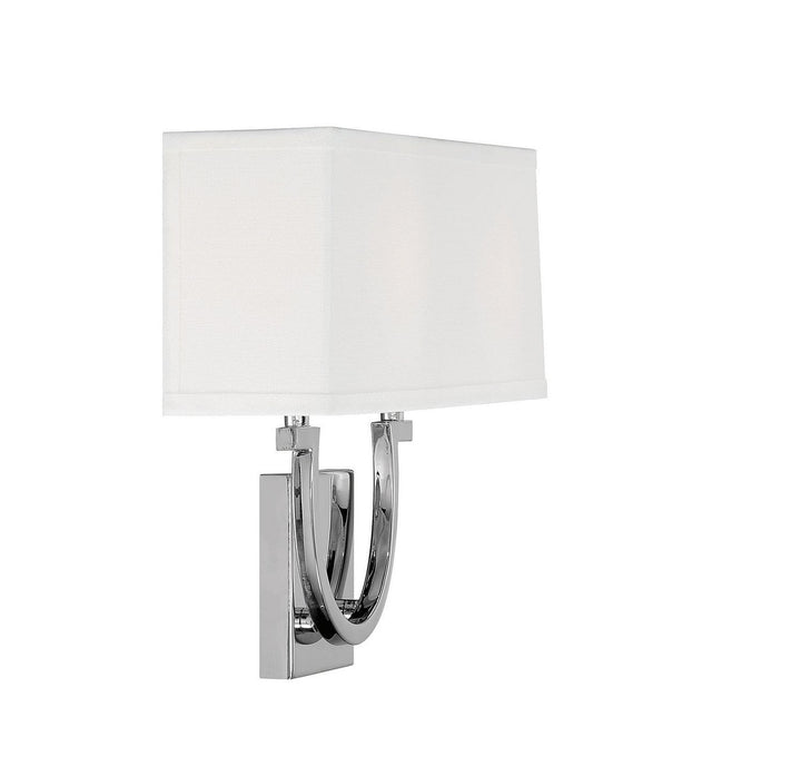 Savoy House Rhodes 9-998-2-109 Wall Sconce Light - Polished Nickel