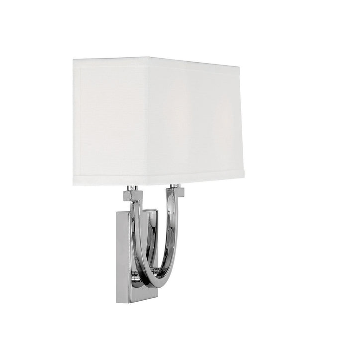 Savoy House Rhodes 9-998-2-109 Wall Sconce Light - Polished Nickel
