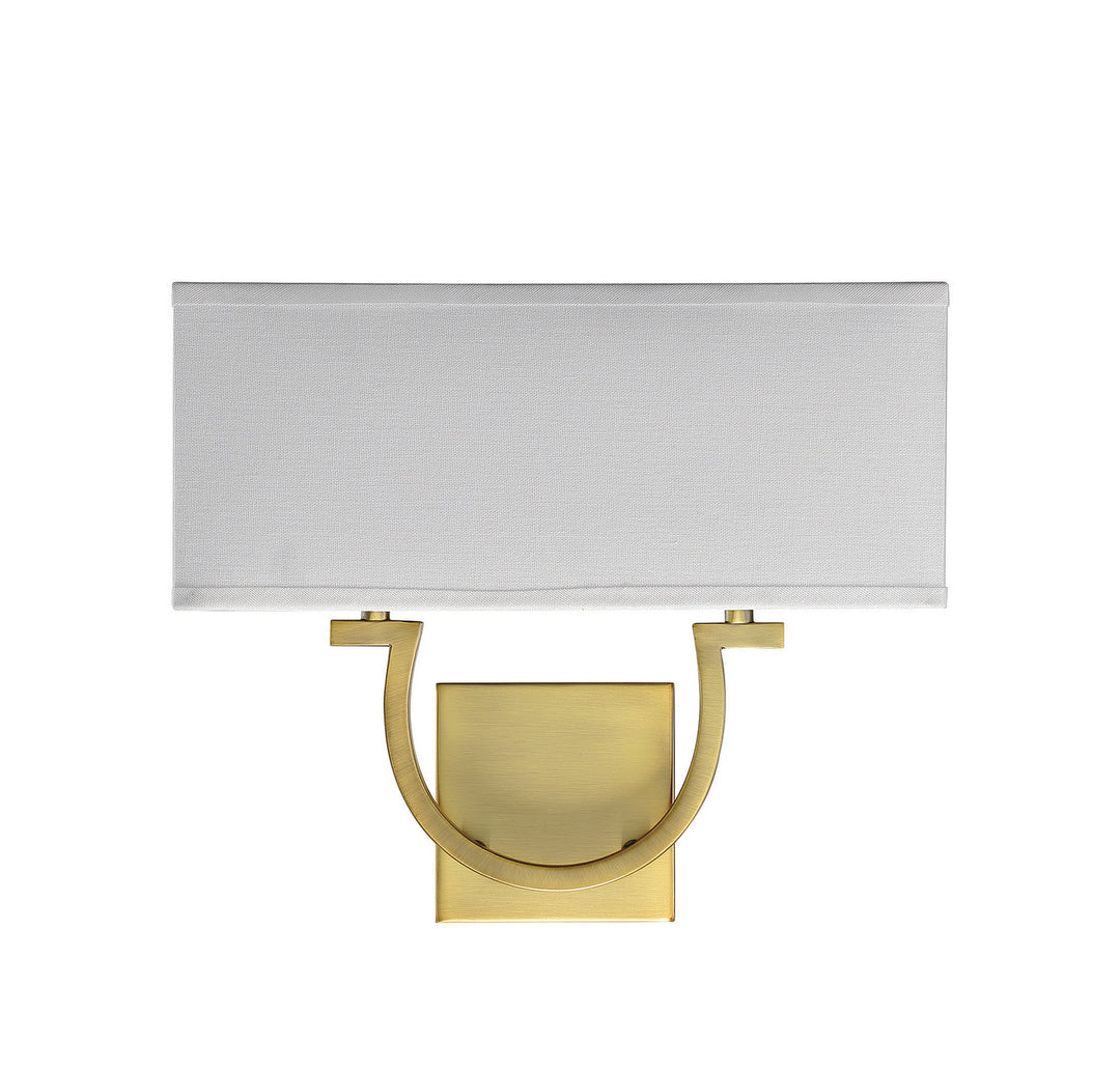 Savoy House Rhodes 9-998-2-322 Wall Sconce Light - Warm Brass