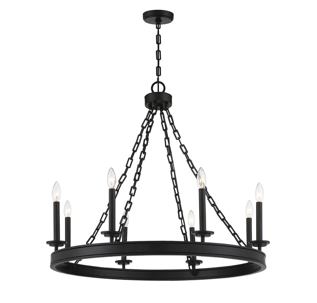 Savoy House Seville 1-4404-8-89 Chandelier Light - Matte Black