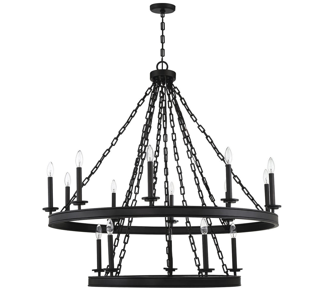 Savoy House Seville 1-4406-15-89 Chandelier Light - Matte Black