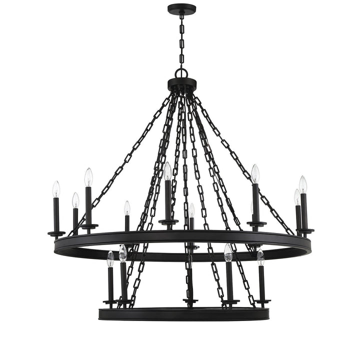 Savoy House Seville 1-4406-15-89 Chandelier Light - Matte Black