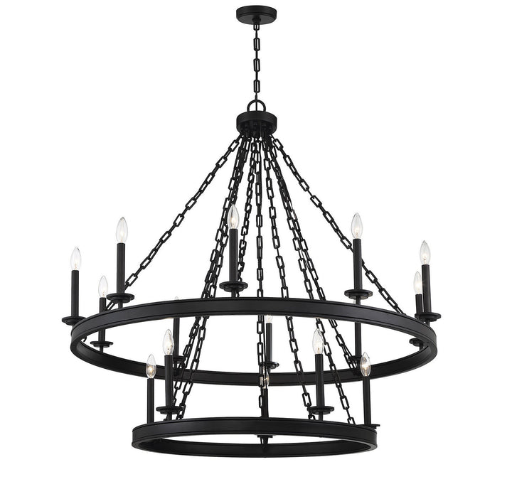 Savoy House Seville 1-4406-15-89 Chandelier Light - Matte Black