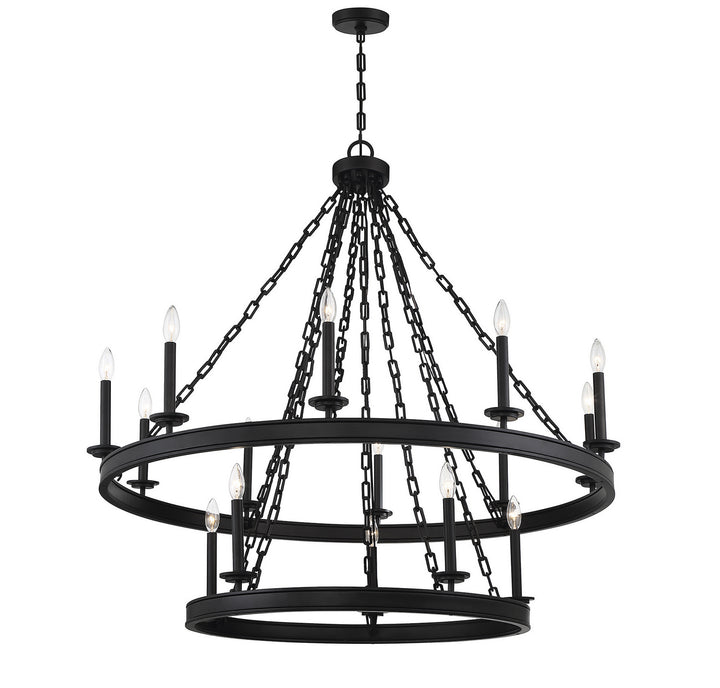 Savoy House Seville 1-4406-15-89 Chandelier Light - Matte Black