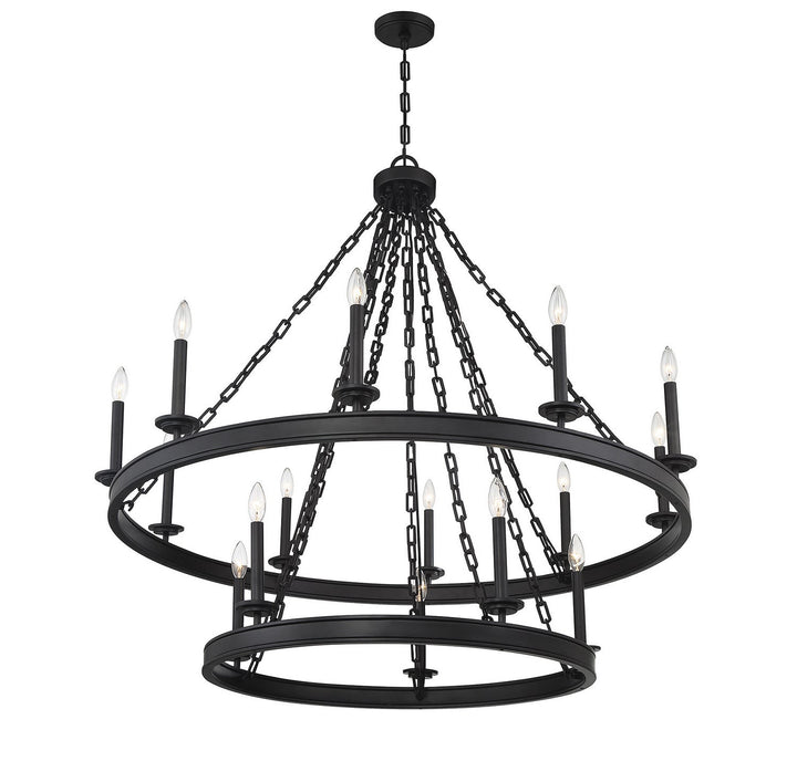 Savoy House Seville 1-4406-15-89 Chandelier Light - Matte Black
