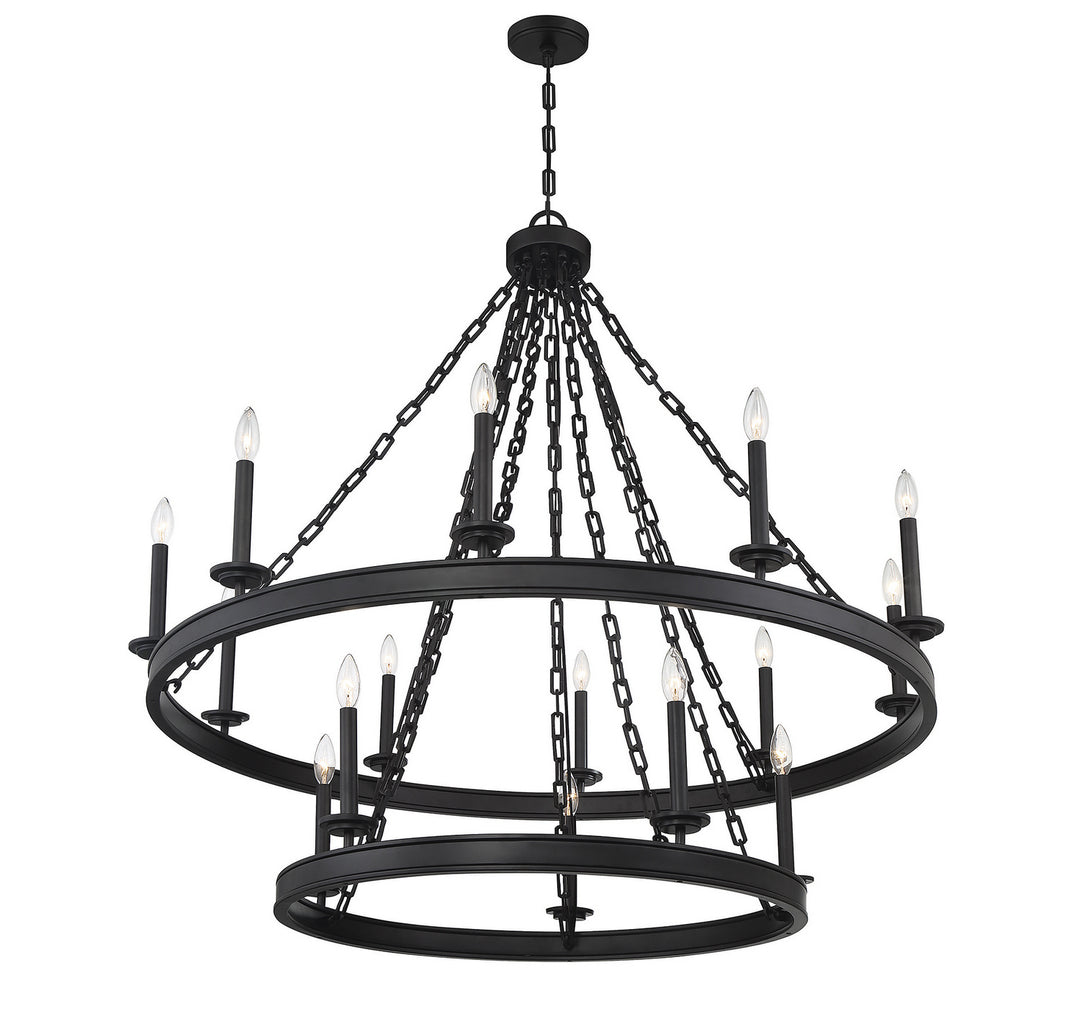 Savoy House Seville 1-4406-15-89 Chandelier Light - Matte Black