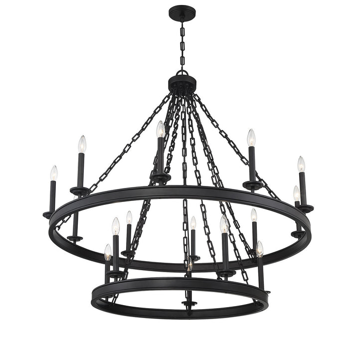 Savoy House Seville 1-4406-15-89 Chandelier Light - Matte Black