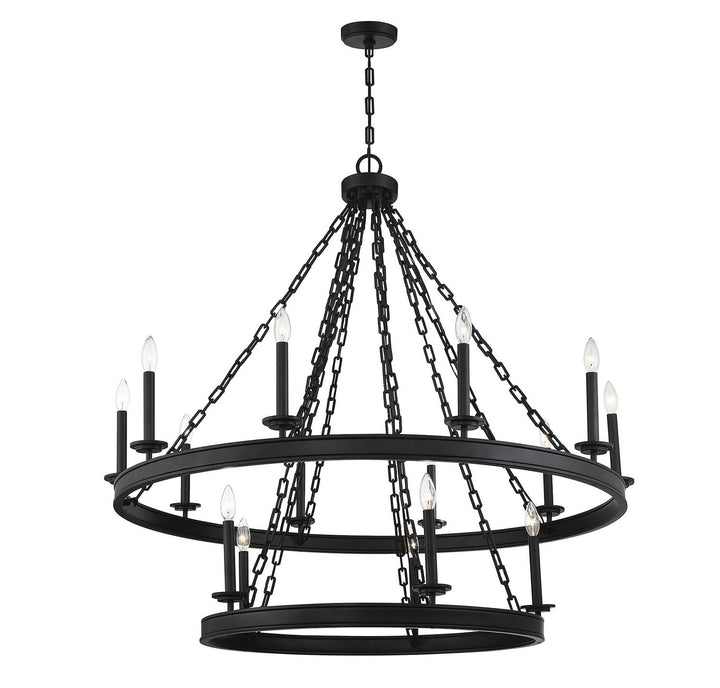 Savoy House Seville 1-4406-15-89 Chandelier Light - Matte Black
