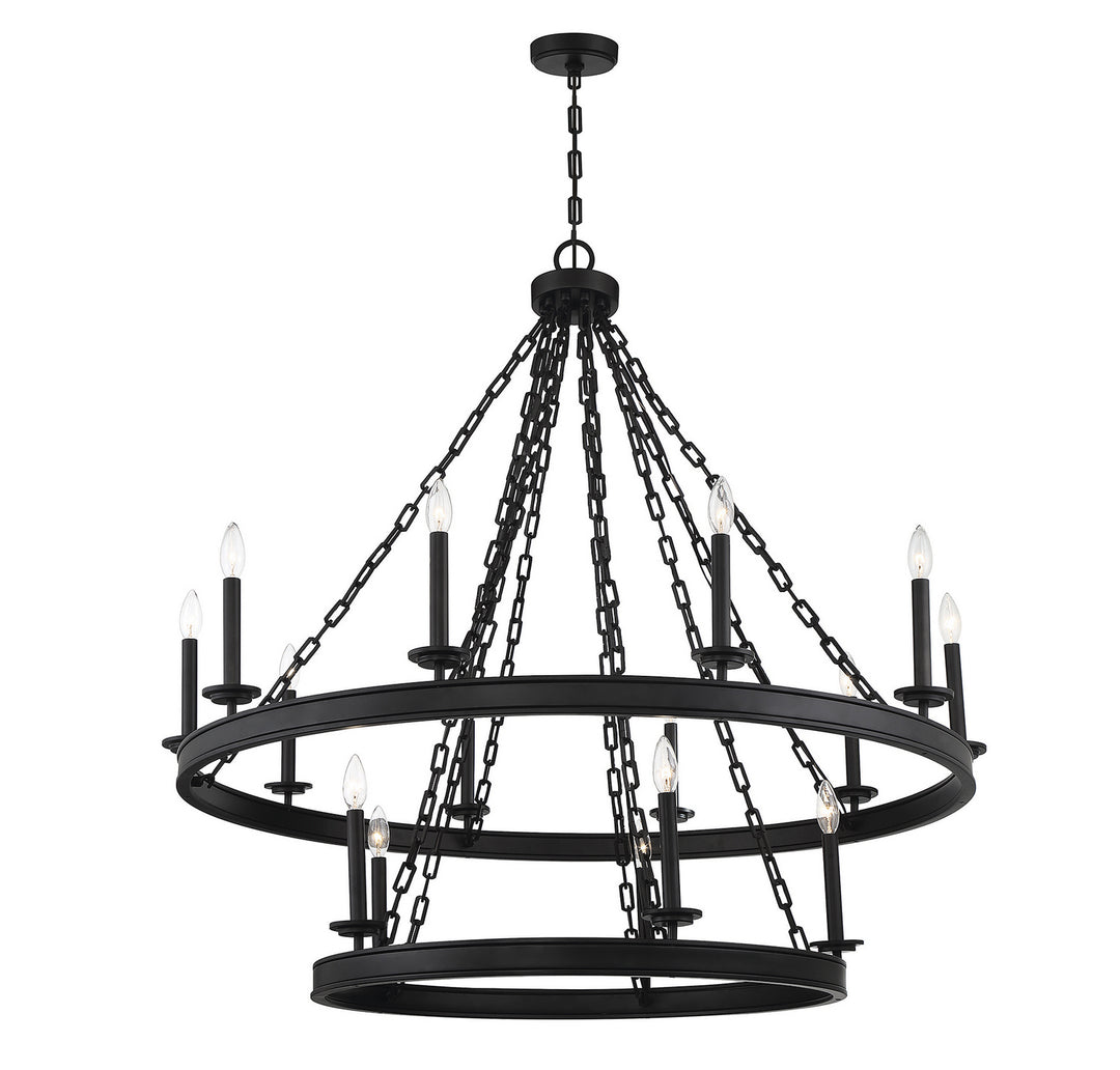 Savoy House Seville 1-4406-15-89 Chandelier Light - Matte Black