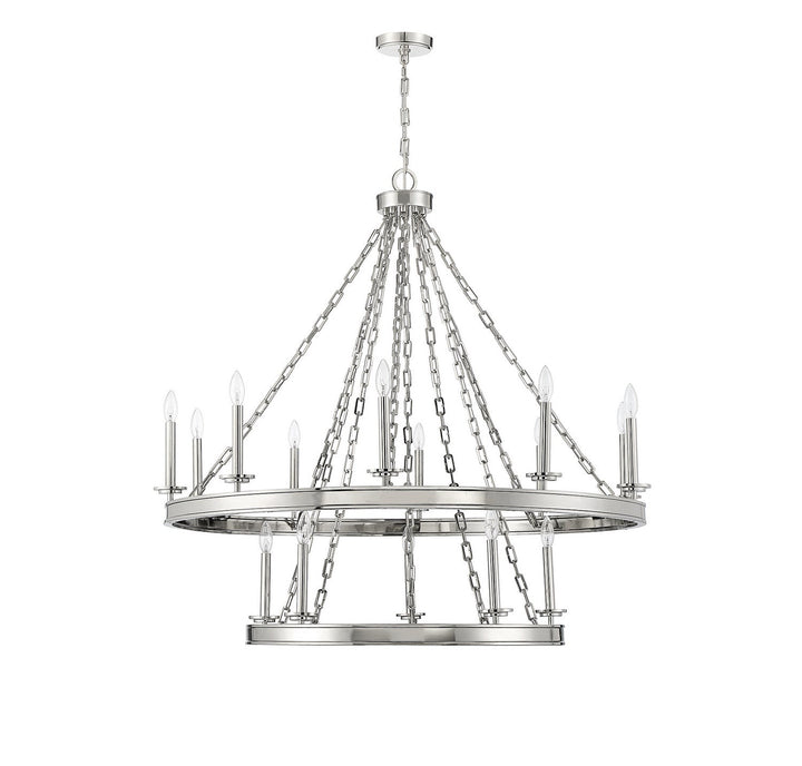 Savoy House Seville 1-4406-15-109 Chandelier Light - Polished Nickel