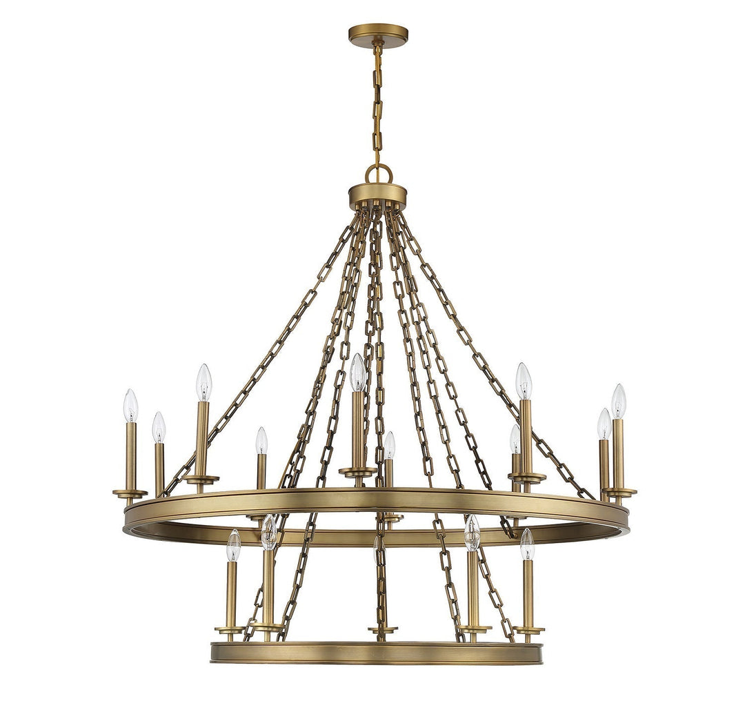 Savoy House Seville 1-4406-15-322 Chandelier Light - Warm Brass