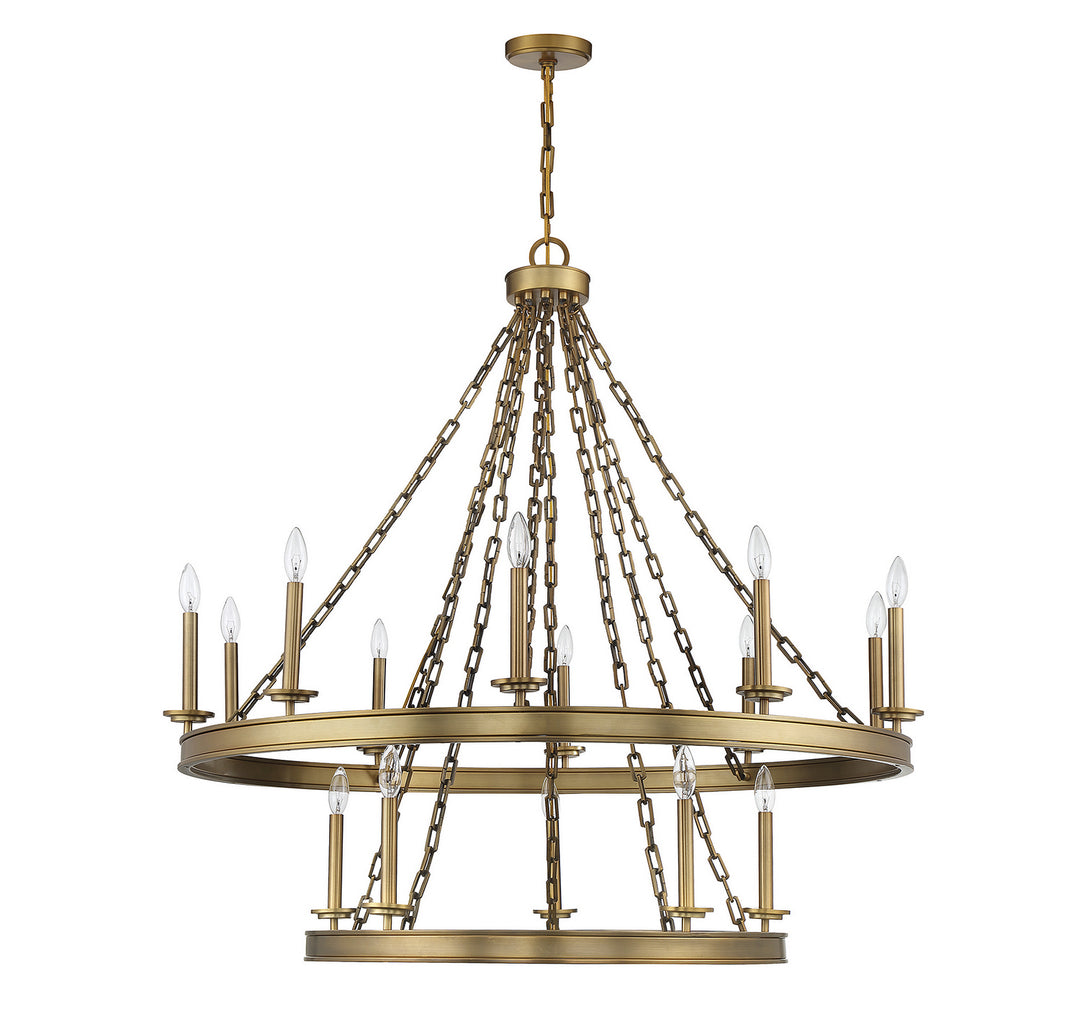 Savoy House Seville 1-4406-15-322 Chandelier Light - Warm Brass