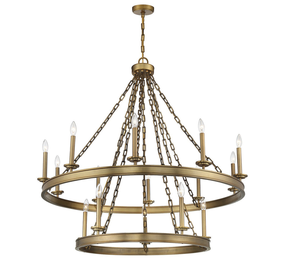 Savoy House Seville 1-4406-15-322 Chandelier Light - Warm Brass