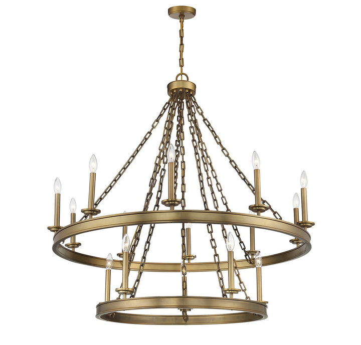 Savoy House Seville 1-4406-15-322 Chandelier Light - Warm Brass