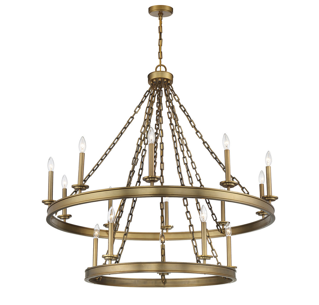 Savoy House Seville 1-4406-15-322 Chandelier Light - Warm Brass