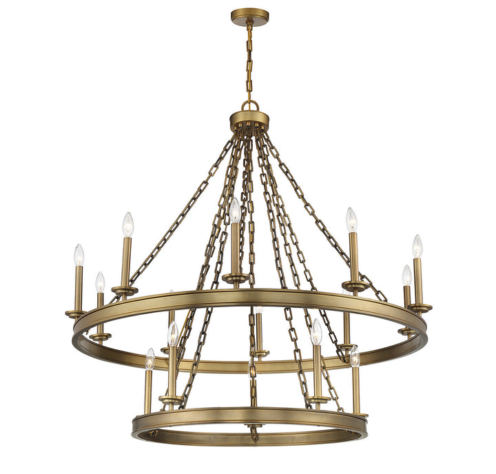 Savoy House Seville 1-4406-15-322 Chandelier Light - Warm Brass