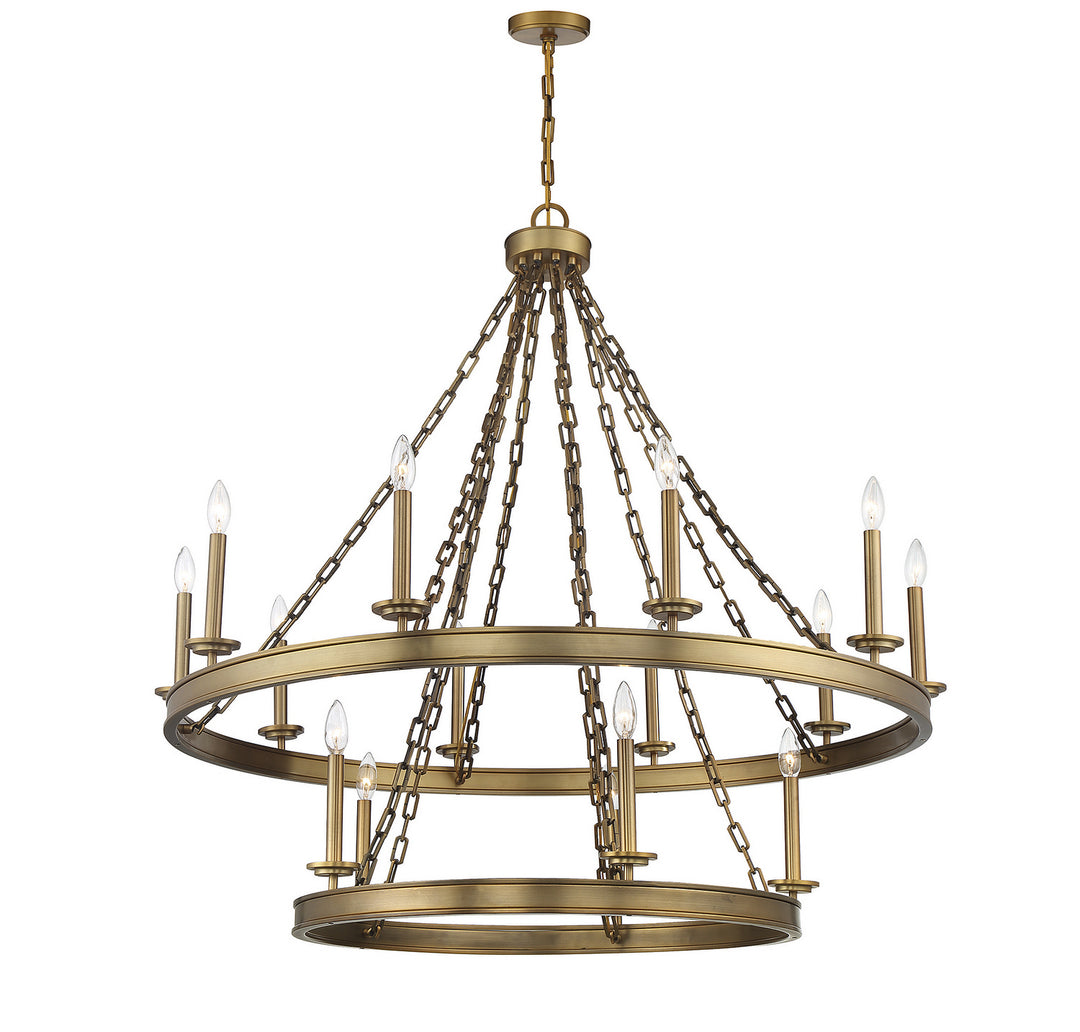 Savoy House Seville 1-4406-15-322 Chandelier Light - Warm Brass