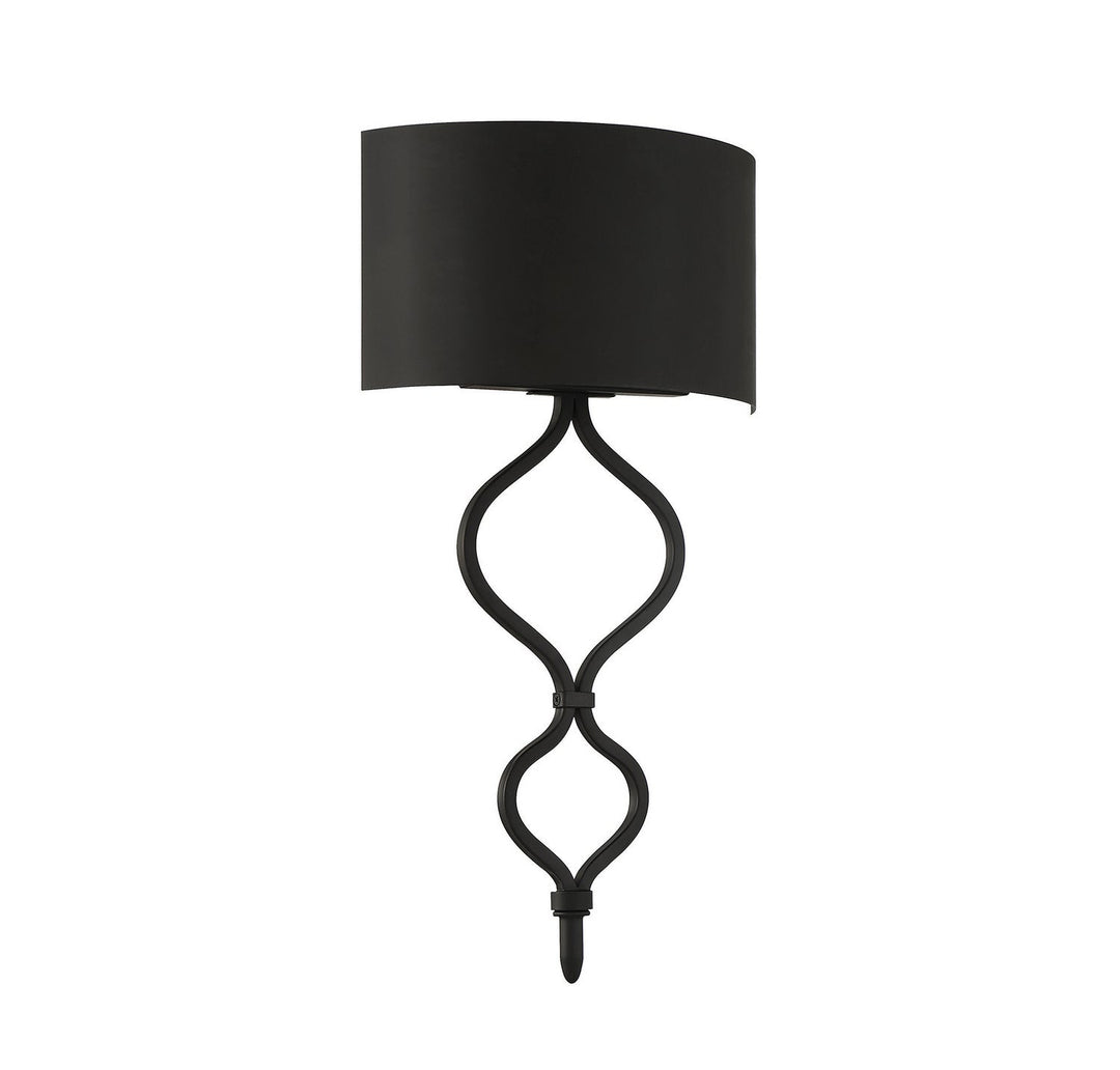 Savoy House Como 9-6520-1-89 Wall Sconce Light - Matte Black