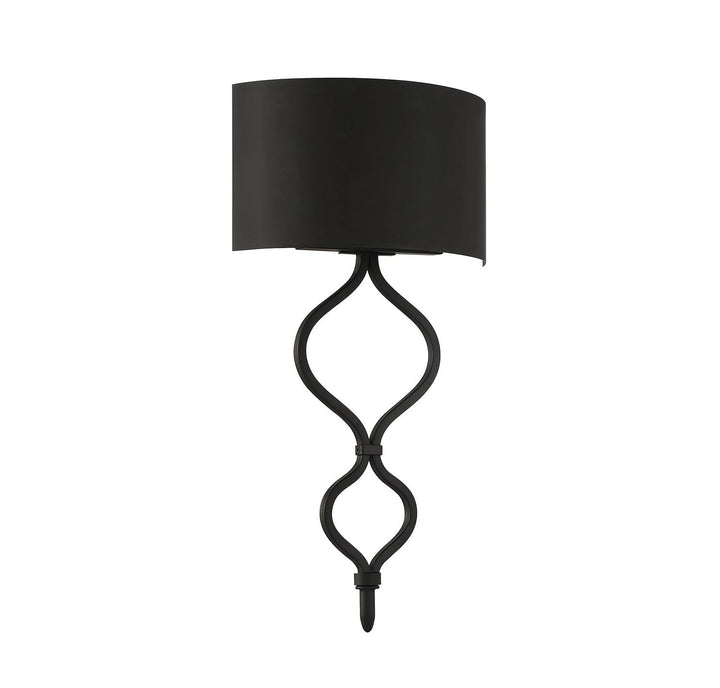 Savoy House Como 9-6520-1-89 Wall Sconce Light - Matte Black