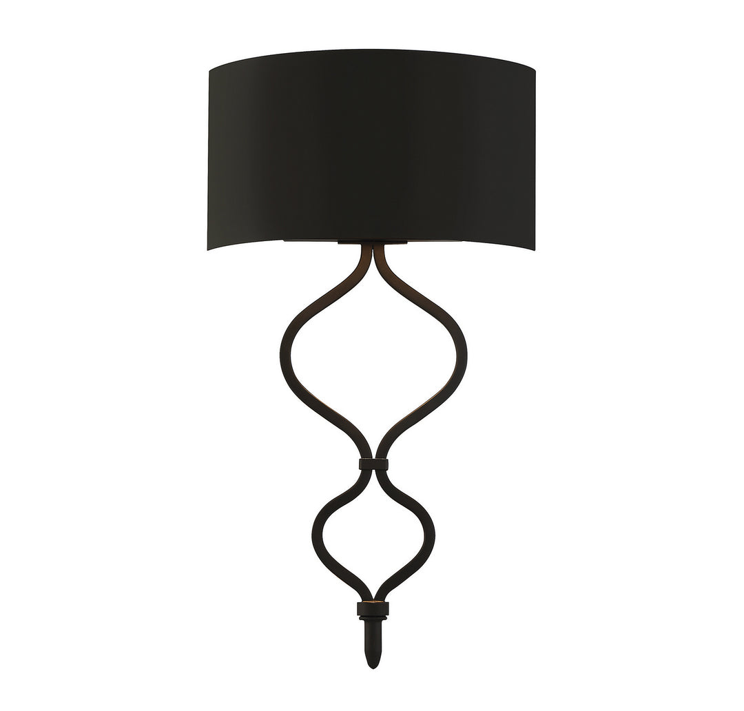 Savoy House Como 9-6520-1-89 Wall Sconce Light - Matte Black