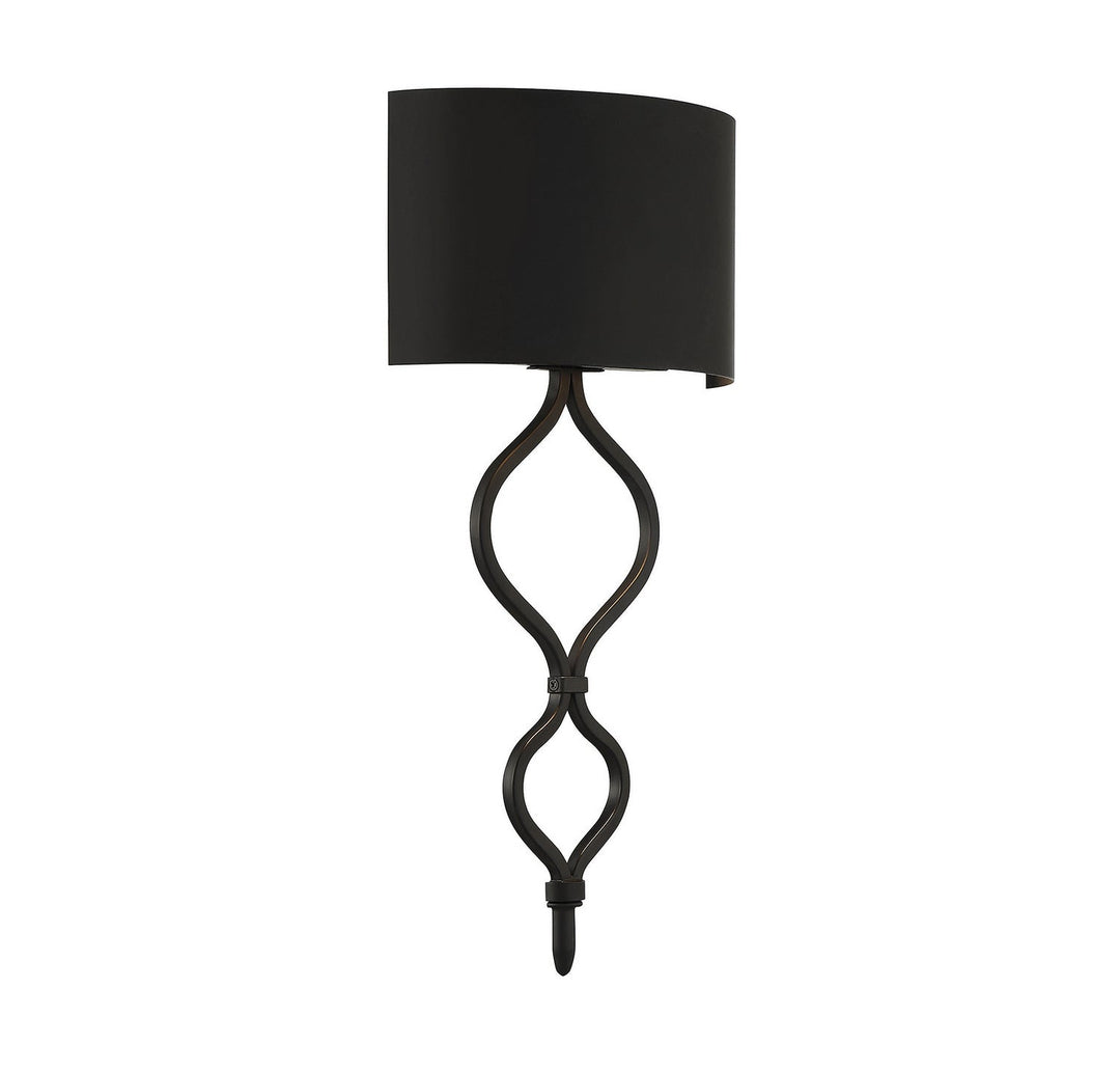 Savoy House Como 9-6520-1-89 Wall Sconce Light - Matte Black