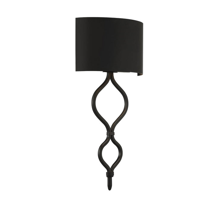 Savoy House Como 9-6520-1-89 Wall Sconce Light - Matte Black