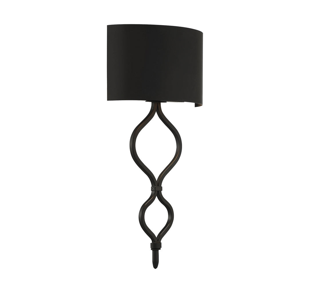 Savoy House Como 9-6520-1-89 Wall Sconce Light - Matte Black