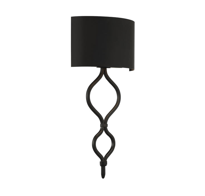 Savoy House Como 9-6520-1-89 Wall Sconce Light - Matte Black
