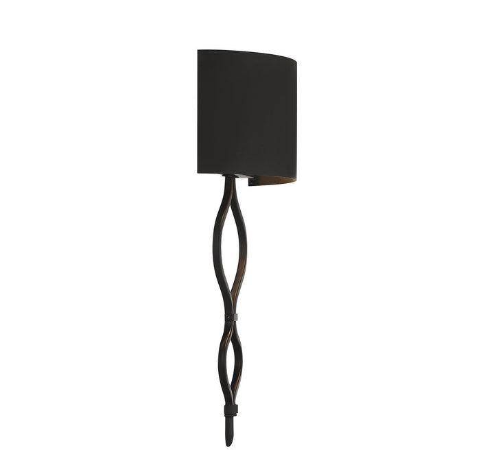 Savoy House Como 9-6520-1-89 Wall Sconce Light - Matte Black