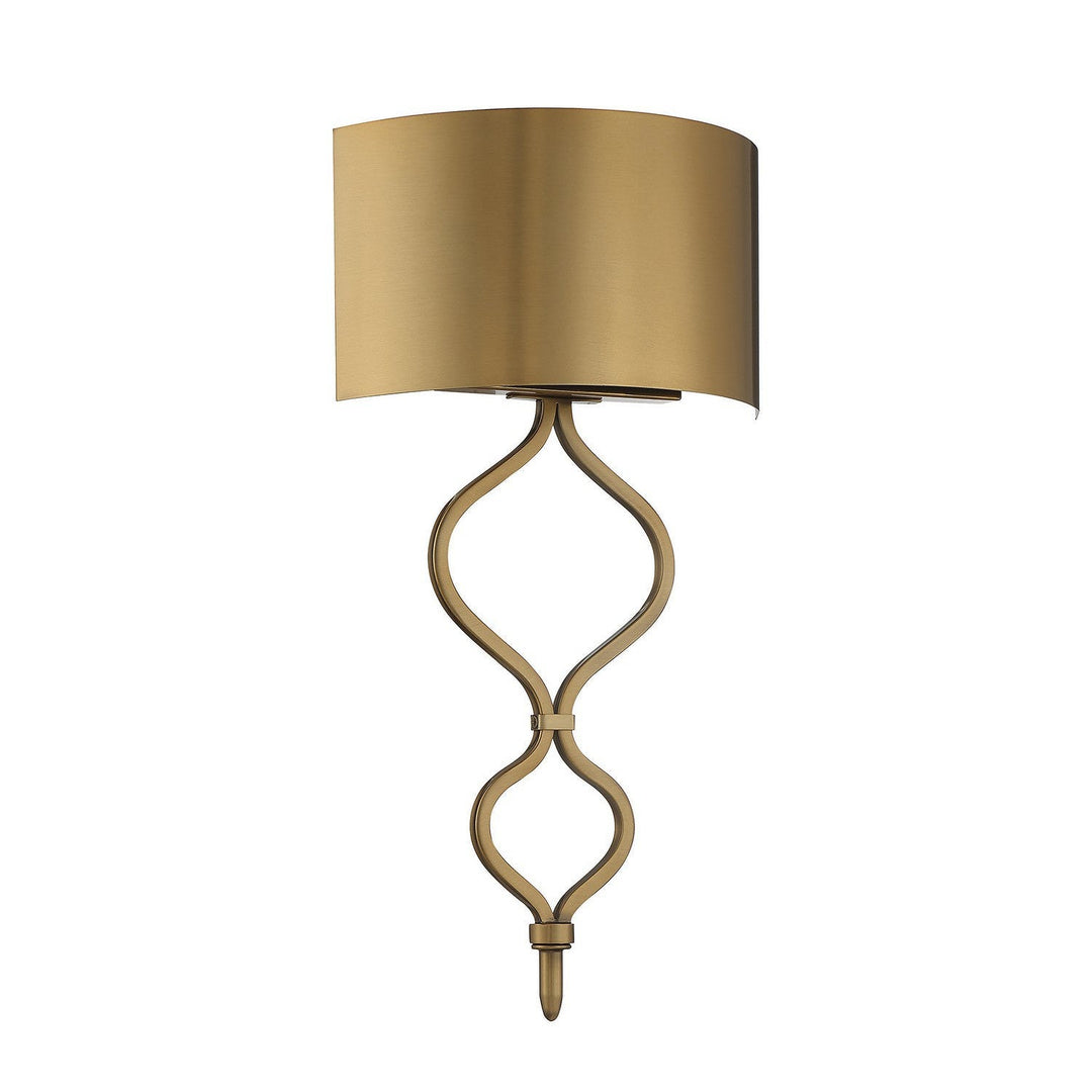 Savoy House Como 9-6520-1-322 Wall Sconce Light - Warm Brass