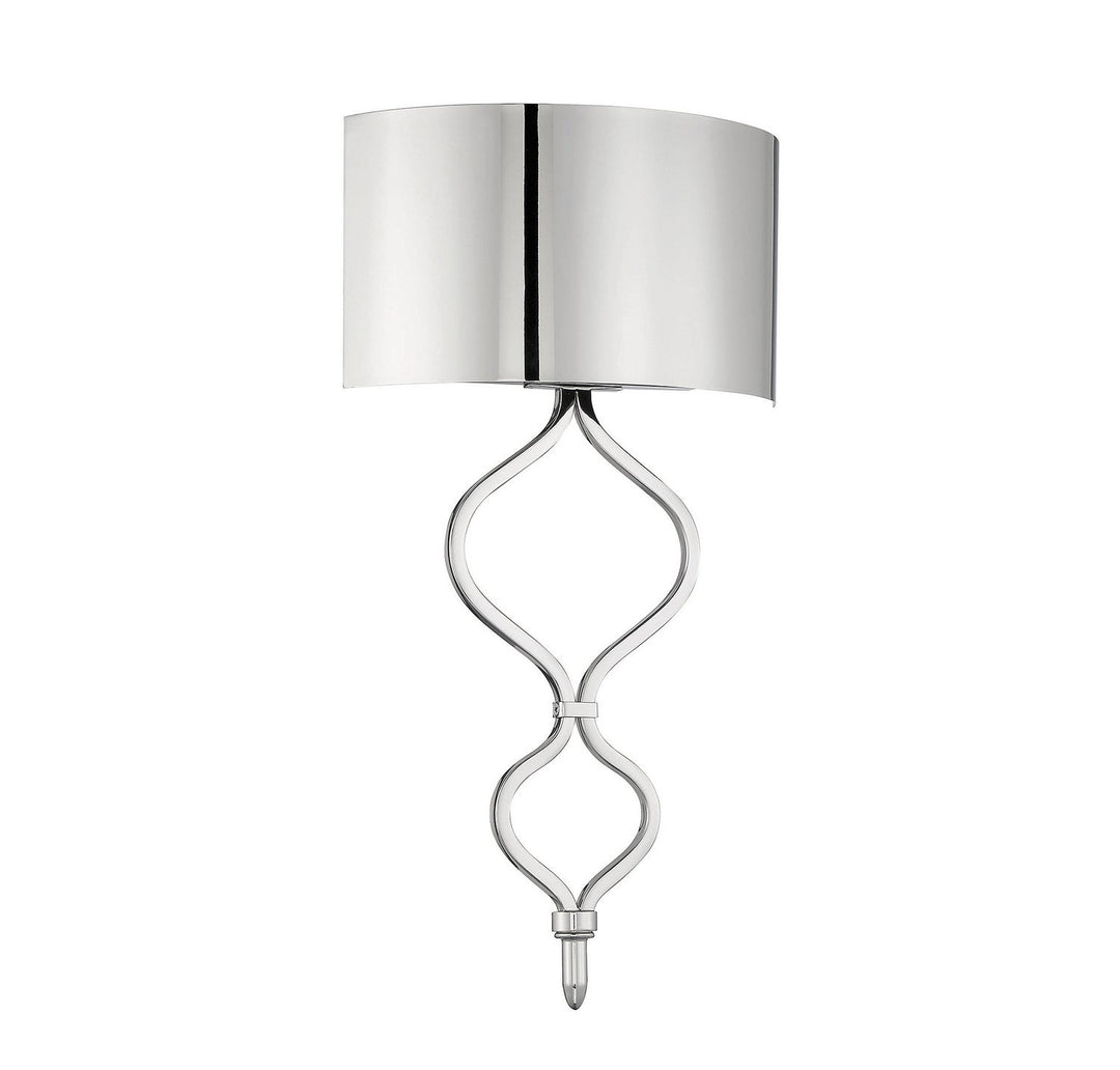 Savoy House Como 9-6520-1-109 Wall Sconce Light - Polished Nickel