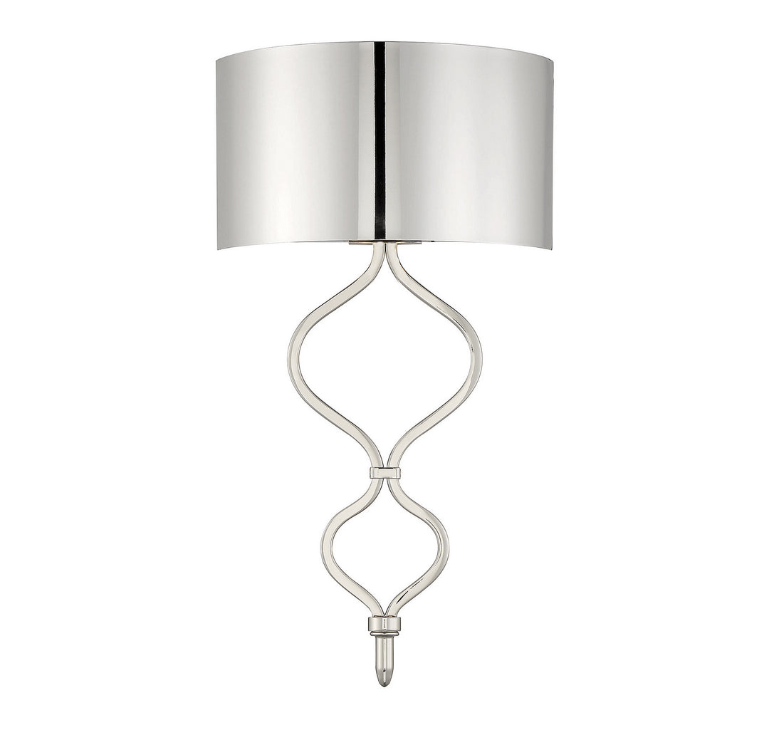 Savoy House Como 9-6520-1-109 Wall Sconce Light - Polished Nickel