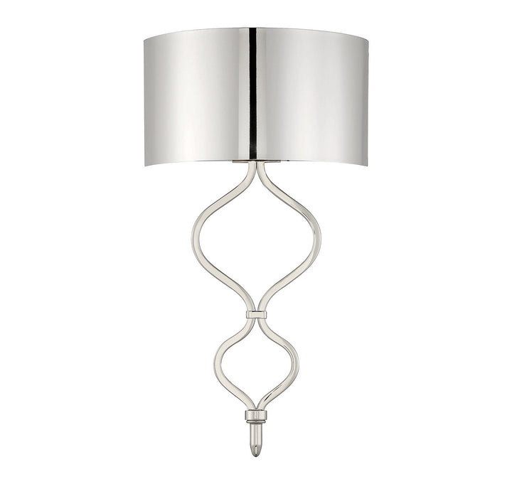 Savoy House Como 9-6520-1-109 Wall Sconce Light - Polished Nickel